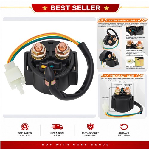 Starter solenoid relay for gy6 - solenoid,