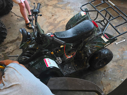 Coleman 50cc fourwheeler gas - 50cc,